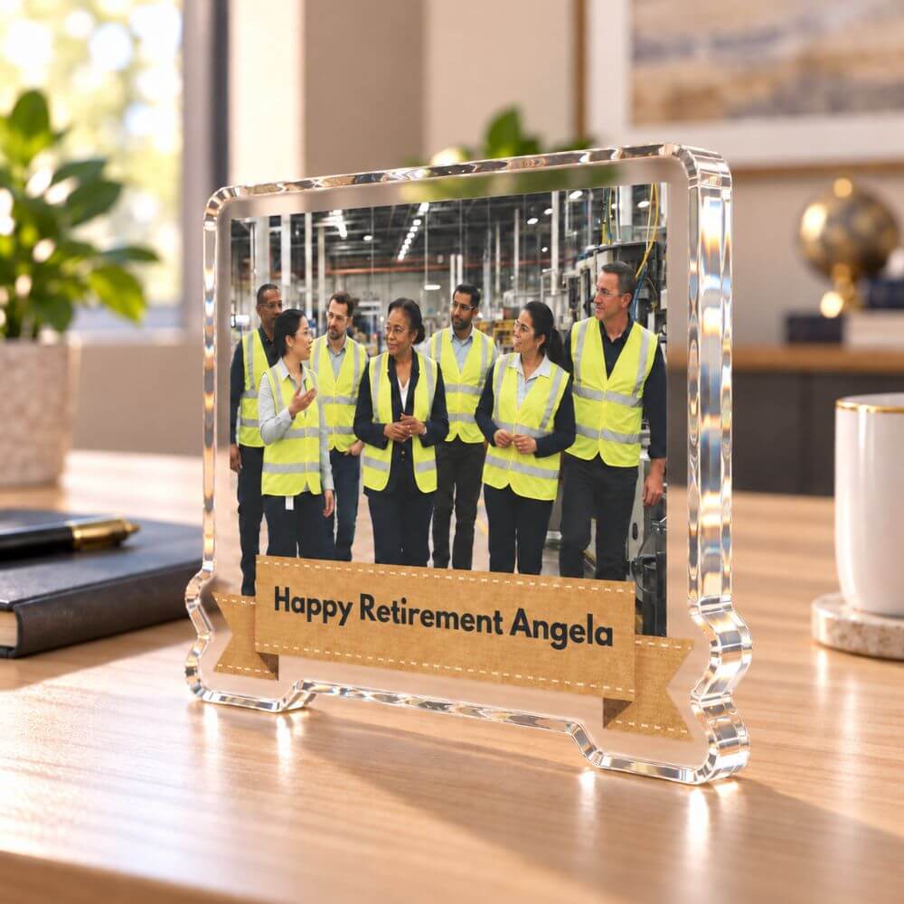 Personalized Photo Gift Retirement Keepsake